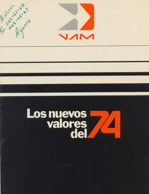 Catálogo 74, página 1
